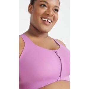 Knix Catalyst Front Zip Sports Bra Amethyst Size 4